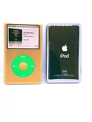 REFURBISHED Apple IPod Classic 7th Generation   (160 GB) GOLD -New Battery !  • $199