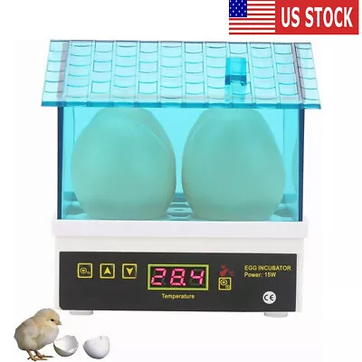 Egg Incubator 4 Eggs Mini Household Incubator Hatcher For Chicken /Ducks/Pigeon • $29.99