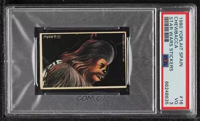 1980 Yoplait Star Wars The Empire Strikes Back Stickers Chewbacca #16 PSA 3 • $3.25