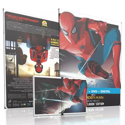 Spider-Man: Homecoming | SteelBook Blu-ray + DVD 2017 Film | BRAND NEW & SEALED • $14.99