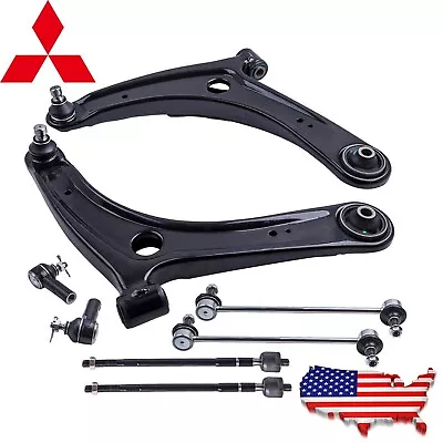 8 Pcs Front Lower Control Arms W/Ball Joint For Mitsubishi Outlander 2008-2017 • $78.98