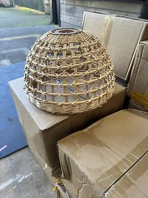 Wicker Domed Shade • £12