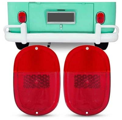 $32 • Buy PAIR Tail Light LENS 1962-71 Vw Bus 