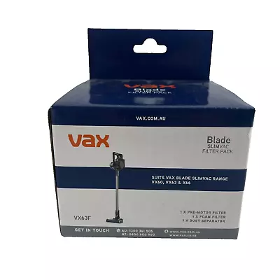 Genuine Vax VX63F Cordless Blade Filter Pack NEW In Box Tracked Post • $19.95