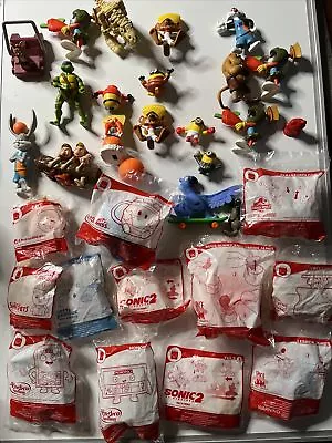26x Mixed Lot McDonald's Promotional Toy Sonic Space Jam Jurassic Park Warner Br • $69.99