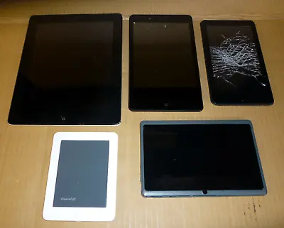 Job Lot Of Tablets Linx Apple A1396 Kobo Windows Dragon Touch Etc. Untested • £19.99