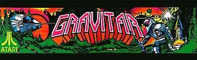 Gravitar Arcade Marquee For Reproduction Header/Backlit Sign • $15.75