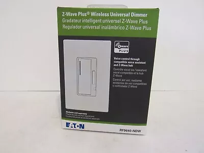 Eaton Z-Wave Plus Wireless Universal Dimmer Switch RF9640-NDW 3-Way • $34.89