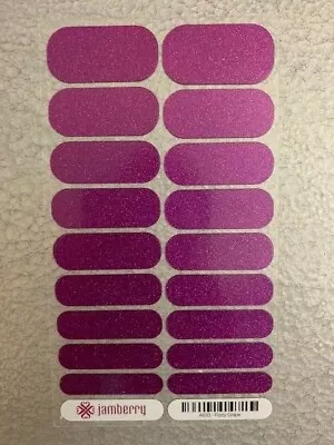 Jamberry Fizzy Grape Heat Activated Nail Wrap  Full Sheet • $4.75