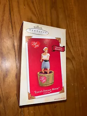 Lucy’s Italian Movie I Love Lucy Hallmark Keepsake Moving Holiday Ornament 2003 • $12.99