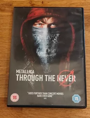 DVD - Metallica Through The Never Concert Film Movie PAL UK R2 Hammett Hetfield • £2.75
