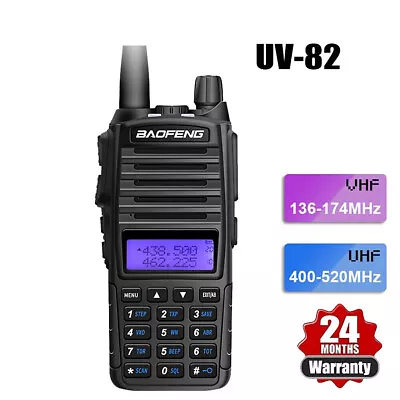 $48.99 • Buy UV-82 Dual Band UHF VHF 136-174/400-520MHz Walkie Talkies Two Way Radio