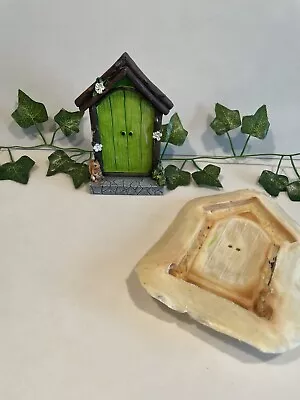 Latex Rubber Mould Mold Stand Up Fairy Door With Squirrel Fairy Garden Craft • £8