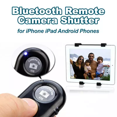 Wireless Bluetooth Remote Control Camera Shutter Fit For IPhone IPad Samsung AU • $3.98