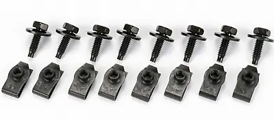 1973 -1977 Corvette Front Spoiler Mounting DELUXE Hardware Kit WIDE Clips C3 NEW • $26.95