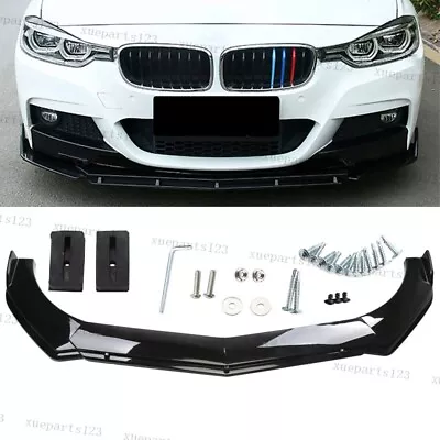 For BMW F10/F11 520i 528i 535i 550i Sport Style Front Bumper Lip Splitter Gloss • $62.95