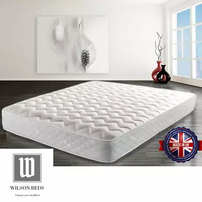 Luxury Cooltouch Memory Foam Sprung Mattress. 3ft Single 4ft6 Double 5ft 6ft • £65.65