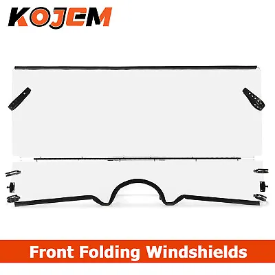 For 2004-2013 Yamaha Rhino 450660700 Folding Full Front Windshield 1/4  THICK! • $198.90