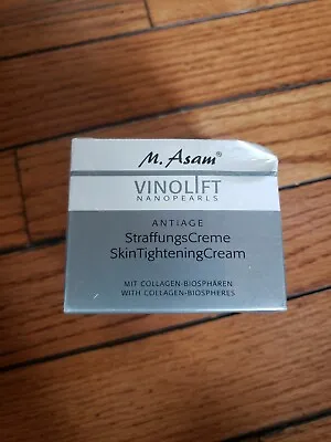 M.Asam Vinolift Nanopearls Skin Tightening Cream Collagen SEALED 1.69 Oz • $19.99