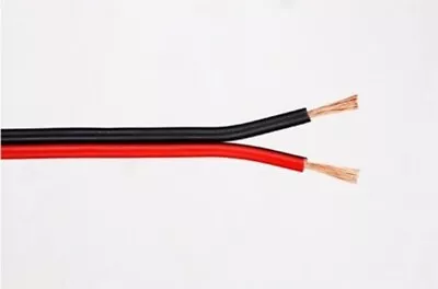 £3.92 • Buy 2 Core Red And Black 12v 12 Volt Cable Amp Car Auto Boat Audio Speaker Wire Uk