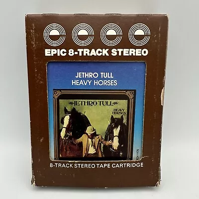 Jethro Tull Heavy Horses 8 Track Tape Cassette Cartridge Tested Sleeve Fast Ship • $4.99