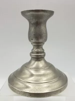 Vintage 4.5  H Pewter Metal Candlestick Holder Preisner #2096 For Taper Candle • $7.60