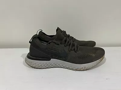 Nike Sneakers Epic React Flyknit Olive Green AQ0067-300 Mens Size US 11.5 • $79