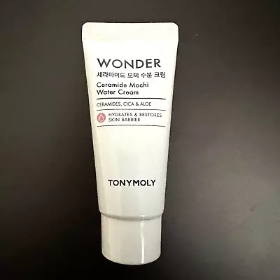 TONYMOLY WONDER Ceramide Mochi Water Cream .5 Fl Oz / 15 Ml NEW & SEALED • $10.99