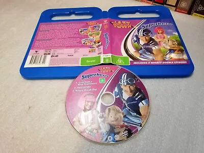 LAZY TOWN - SUPERHERO (3 Episodes) - Australian ABC 4 Kids Issue - DVD Region 4 • $6.95