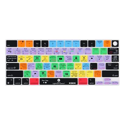 XSKN Lightroom Classic Keyboard Skin For 2021-2023 Macbook Pro 16/Macbook Pro 14 • $15.99
