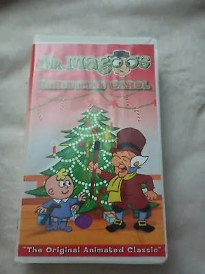 Mr Magoo's Christmas Carol VHS Tape Pre-Owned Cartoon Clam Shell • $9.99