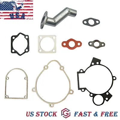 Intake Manifold Carburetor&Gasket Kit For 49cc 66cc 80cc Engine Motorized Bike • $6.99