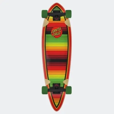 Skateboard Santa Cruz Serape Dot 33  Pintail Longboard RED (9.2 X 33) NEW • $84.90