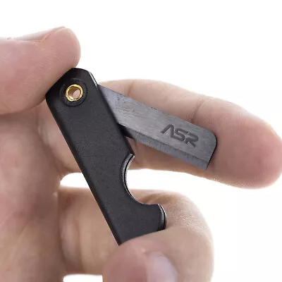 ASR Tactical Folding Ceramic Razor Blade Micro EDC Escape Knife Survival Tool • $11.57