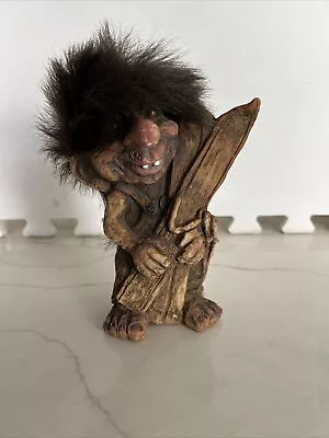 Vintage Nyform Troll #311 Handmade In Norway In Norway 1997 Rare Skiing Troll ￼ • $20