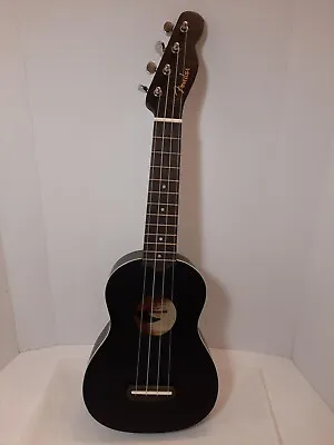 $70 • Buy Fender Venice Soprano Ukulele Black Color Used