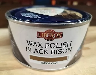 Liberon Tudor Oak** Black Bison Wax Polish Paste 500ml Brand New  • £15.25