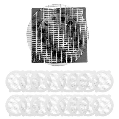 £2.39 • Buy 10/30X Disposable Shower Drain Hair Catcher Stickers Shower Drain Hair Trap Mesh