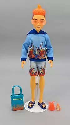 Mattel 2022 Monster High Scare-Adise Island Heath Burns Doll With Flame Hoodie • $16