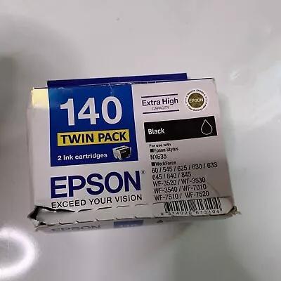 Epson 140 Twin Pack Black Ink Cartridge  NEW • $69.99