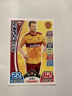 £0.99 • Buy Alex Fisher - Motherwell FC - SPFL 2017/18 MATCH ATTAX Card