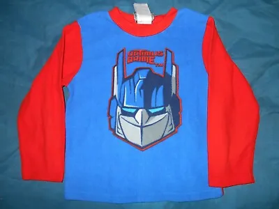 $4.50 • Buy Transformers Optimus Prime Boys Size 6 Longsleeve Pajama Shirt