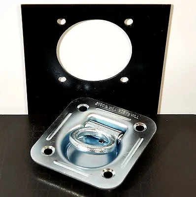 10 Recessed Floor D Ring W Backing Plate Enclosed Trailer Cargo Trailer Tie Down • $79.99