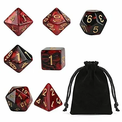 $12.89 • Buy Polyhedral Dice Set Dungeons And Dragons Table Game Dice DND 7 Pcs NEW  AU 