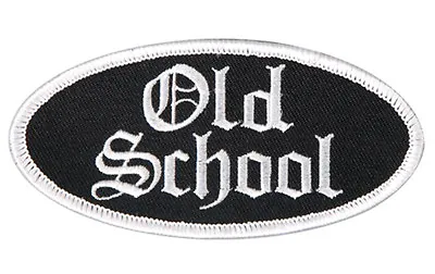 Old School Oval Embroidered 4 Inch Iron On Mc Biker Patch By Miltacusa • $6.99