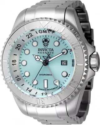 Invicta Reserve Hydromax Men's Turquoise Dial Quartz  Steel Swiss Made Watch • $126.99