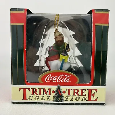 £7.78 • Buy Coca Cola Christmas Trim A Tree Ornament Elf Seal Coke Bottles New Damaged Box