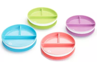 Munchkin Baby Toddler Stay Put Divided Suction Feeding Meal Plate 6m+ UK • £8.99