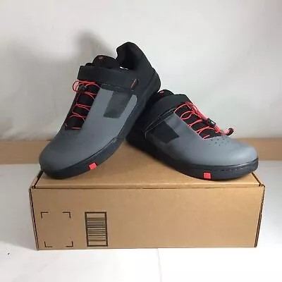 Crankbrothers Stamp Speedlace Men's Mountain Bike Shoes Grey/Red/Black M14 • $67.50