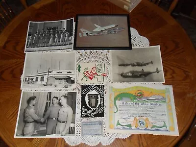 Vtg Wwii-korean War Military Photo Lot & 1945 U.s Navy Id Card + Memorabilia • $9.99